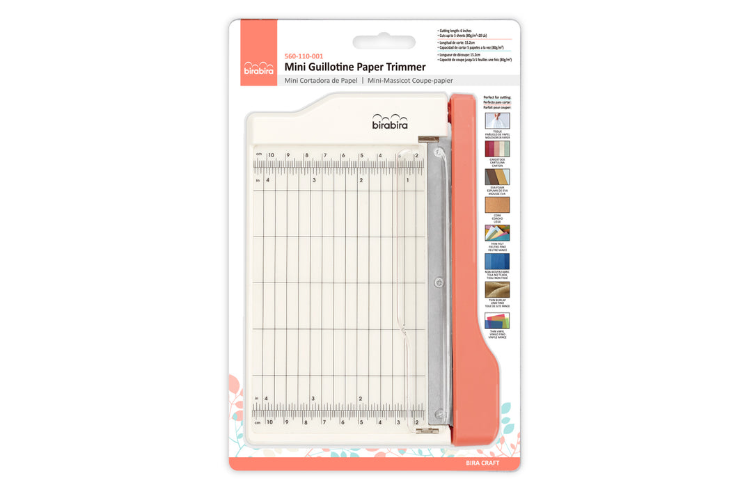 Bira Craft Paper Trimmer and Scorer with Swing-Out Arm, 12 x 6 Base, Craft Trimmer, Trim and Score Board, for Coupons, Craft Paper and Photo
